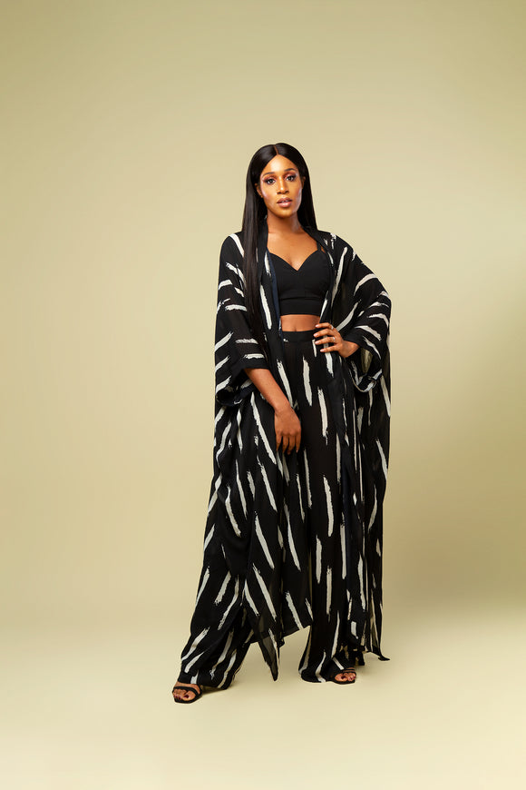 Mariam Kimono x Ida Pant Set
