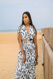 Dede Crop & Tiered Skirt Set