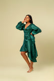 Isioma Wrap Dress - Silk Tafetta