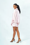 Alexis Top & Shorts Set - Icy Pink