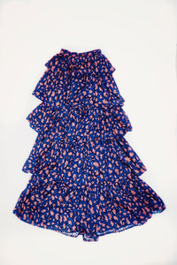 Dede Tiered Skirt - Animal Print