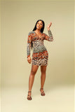 Katya Mini Wrap Dress