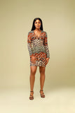 Katya Mini Wrap Dress