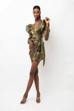 Arese Wrap Mini Dress