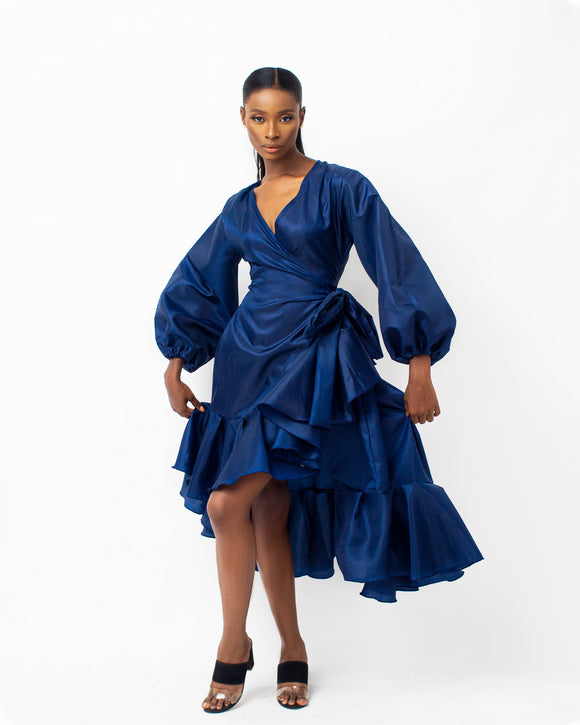 Self portrait deals wrap dress